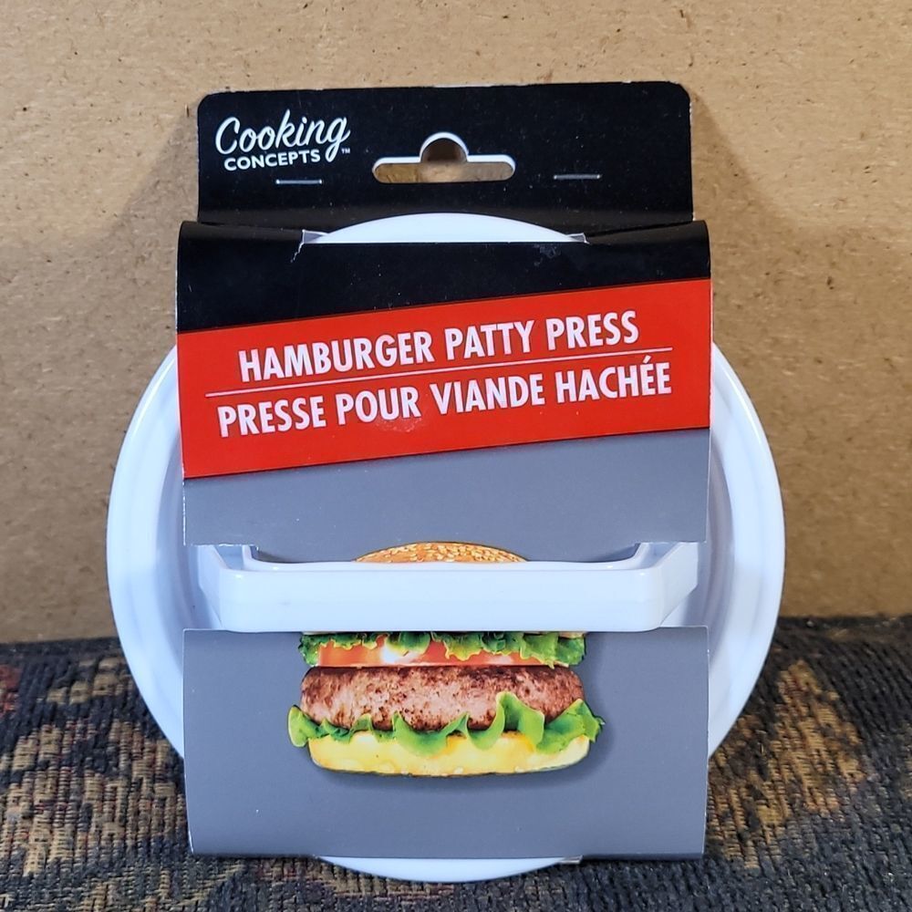 Cooking Concepts Hamburger Patty Press- NIP